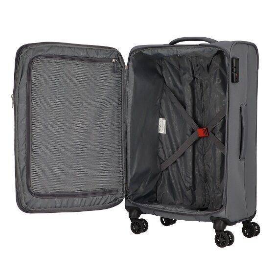 American Tourister Street Roll 4 Rollen Kofferset 3-teilig mit Dehnfalte