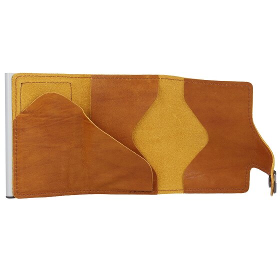 Tru Virtu Click & Slide Natural Kreditkartenetui Leder 7 cm