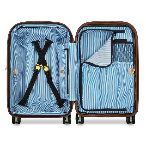 Delsey Paris Carrousel 2 4 Rollen Kabinentrolley 55 cm mit Dehnfalte