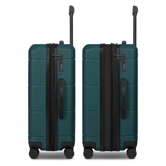 Police London 4 Rollen Trolley 64 cm mit Dehnfalte