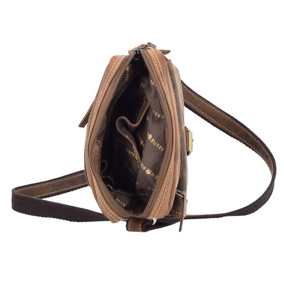 Greenburry Vintage Umhängetasche Leder 20 cm