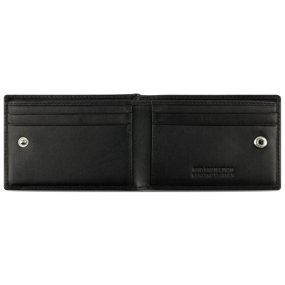 bugatti Super Slim Geldbörse RFID Schutz Leder 10 cm