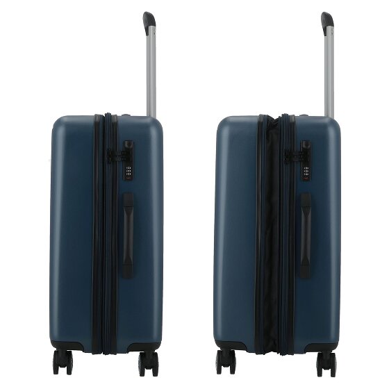 Gabol Future Plus 4 Rollen Trolley 66 cm mit Dehnfalte