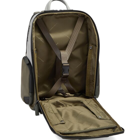 Piquadro Urban Daypack RFID Schutz Leder 46 cm Laptopfach