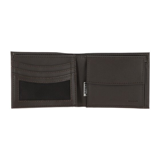 oxmox Leather Geldbörse RFID Schutz Leder 12 cm