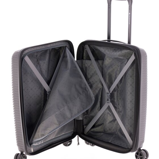 Gladiator 2800 4 Rollen Kabinentrolley 55 cm mit Dehnfalte