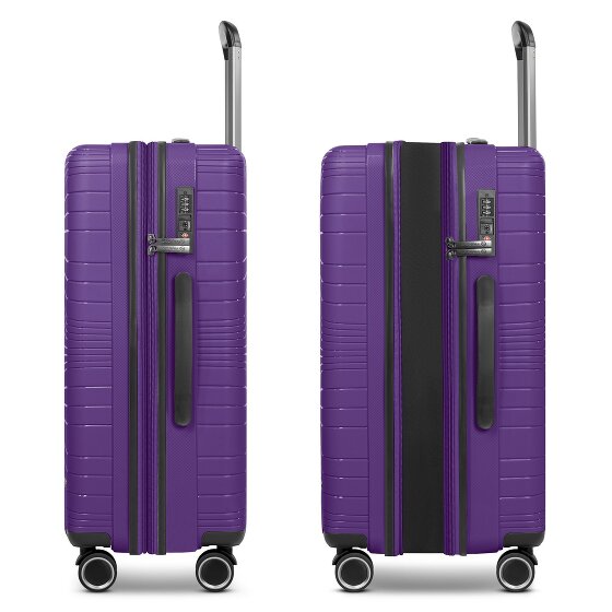 Franky Dallas 3.0 4 Rollen Trolley M 65 cm mit Dehnfalte