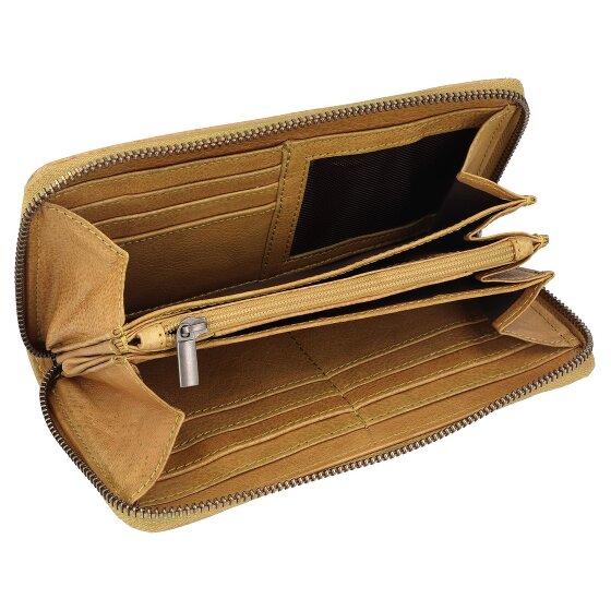 Greenburry Vintage Washed Geldbörse Leder 19 cm