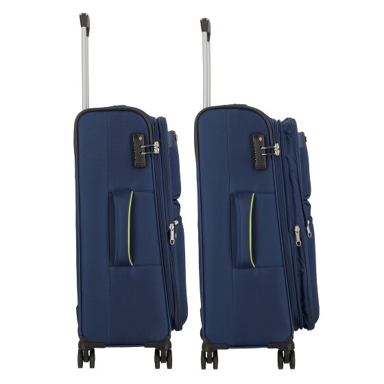 d&n Travel Line 6704 4 Rollen Kofferset 3-teilig