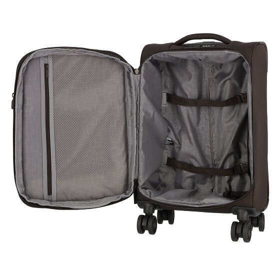 Jump Monthélys 4 Rollen Kabinentrolley 55 cm mit Dehnfalte