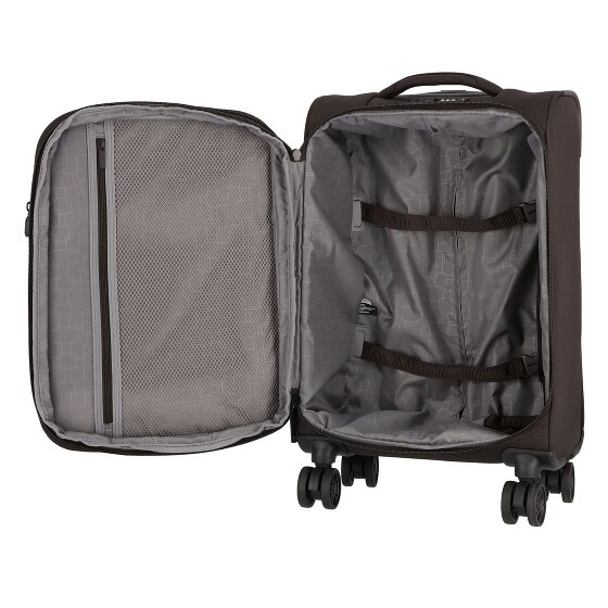 Jump Monthélys 4 Rollen Kabinentrolley 55 cm mit Dehnfalte