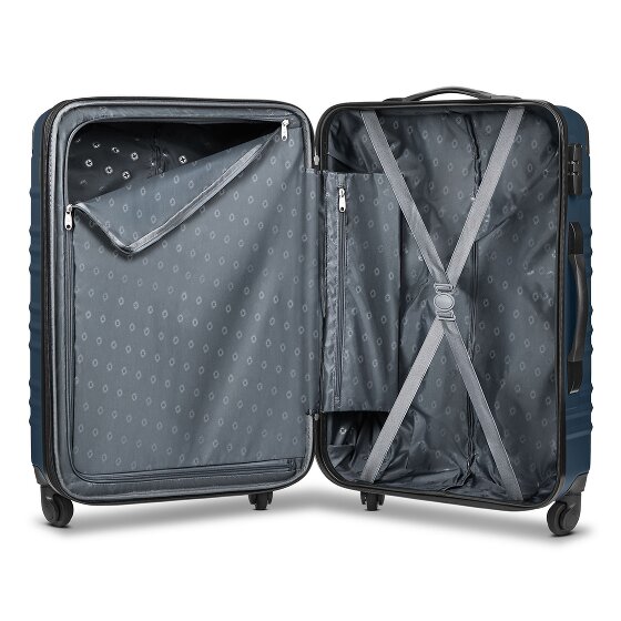 Wenger Amplar Evo 4 Rollen Trolley M 65 cm mit Dehnfalte