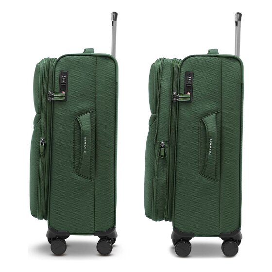 Stratic Lite 4 Rollen Trolley M 65 cm mit Dehnfalte