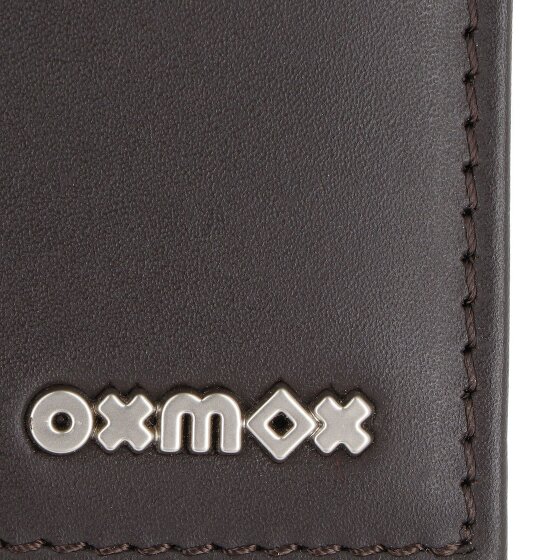 oxmox Leather Geldbörse RFID Schutz Leder 11 cm