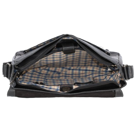 Pride and Soul Baggie Aktentasche Leder 35 cm Laptopfach
