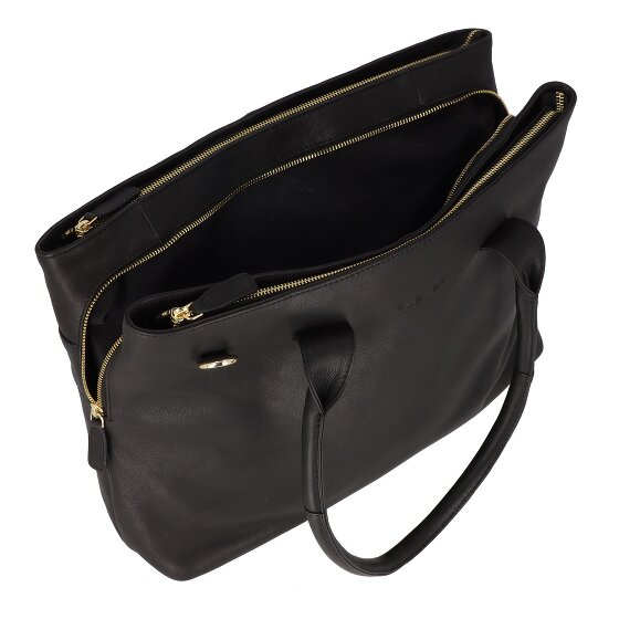 Plevier Structure Antilla Schultertasche RFID Schutz Leder 40 cm Laptopfach