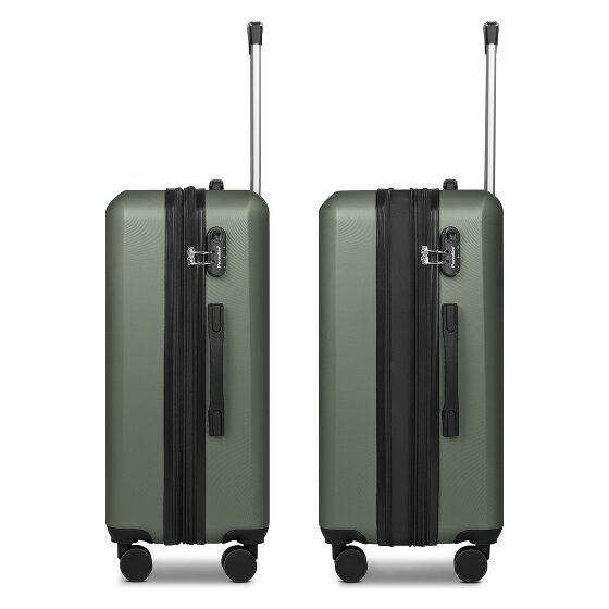 Check.In Paradise 2.0 4 Rollen Trolley M 68 cm mit Dehnfalte