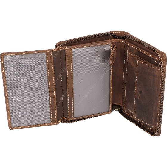Greenburry Vintage Geldbörse Leder 12.5 cm