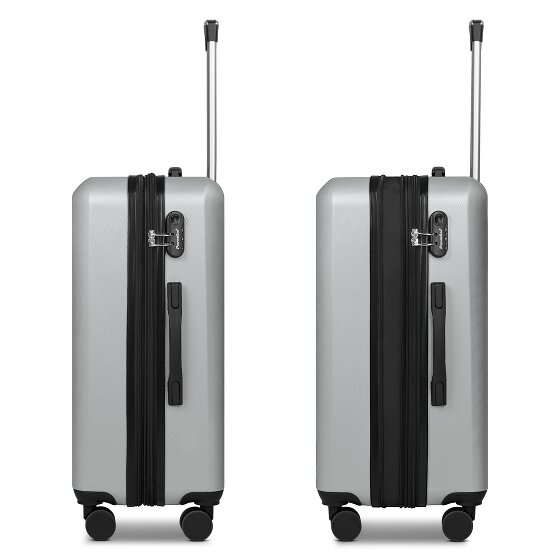 Check.In Paradise 2.0 4 Rollen Trolley M 68 cm mit Dehnfalte