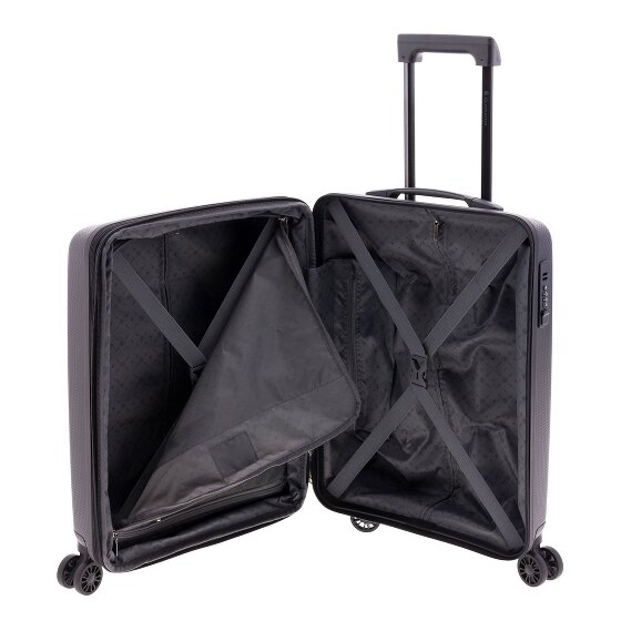 Gladiator 1700 4 Rollen Kabinentrolley 55 cm mit Dehnfalte