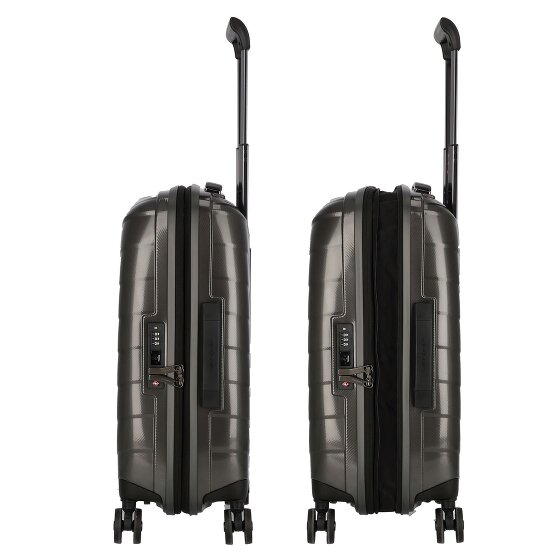 Samsonite Attrix 4 Rollen Kabinentrolley 55 cm mit Dehnfalte
