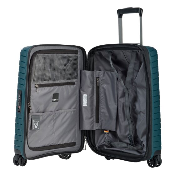 Stratic Novium 4 Rollen Kabinentrolley S 55 cm mit Dehnfalte