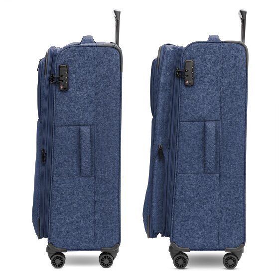 Redolz Essentials 12 LARGE 4 Rollen Trolley 79 cm mit Dehnfalte