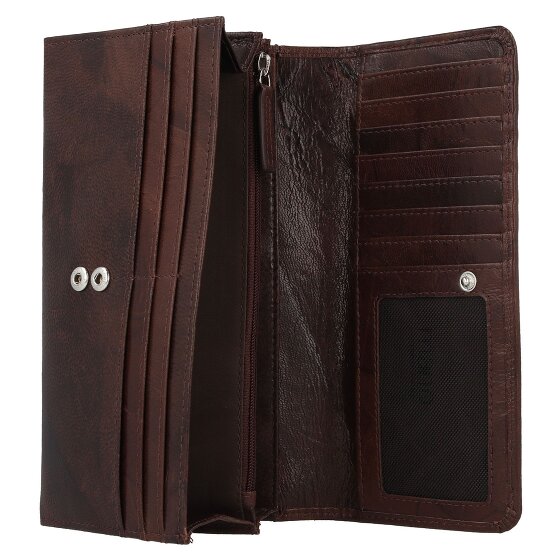 mano Donna Aurona Geldbörse RFID Leder 19 cm