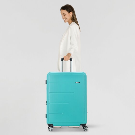 Gabol Future Plus 4 Rollen Trolley 74 cm mit Dehnfalte