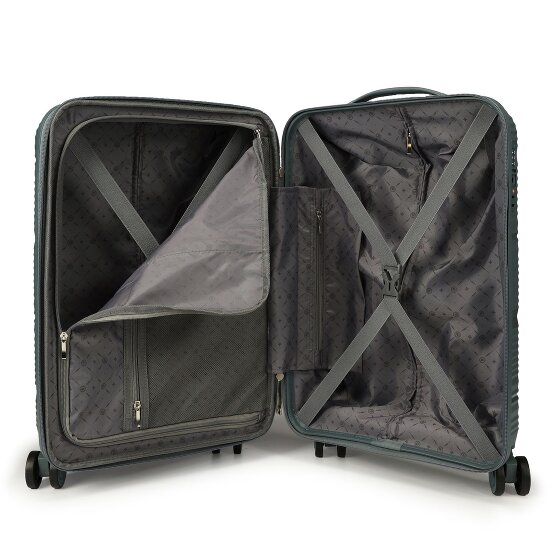 Gladiator 0800 4 Rollen Trolley 55 cm mit Dehnfalte