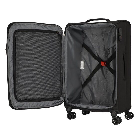 American Tourister Street Roll 4 Rollen Kofferset 3-teilig mit Dehnfalte