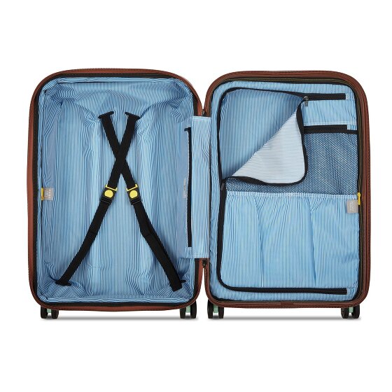 Delsey Paris Carrousel 2 4 Rollen Trolley 68 cm mit Dehnfalte