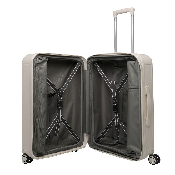 Travelite Panello 4 Rollen Trolley M 65 cm mit Dehnfalte