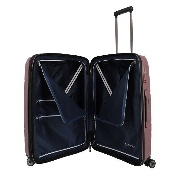Travelite Air Base 4 Rollen Trolley 67 cm mit Dehnfalte