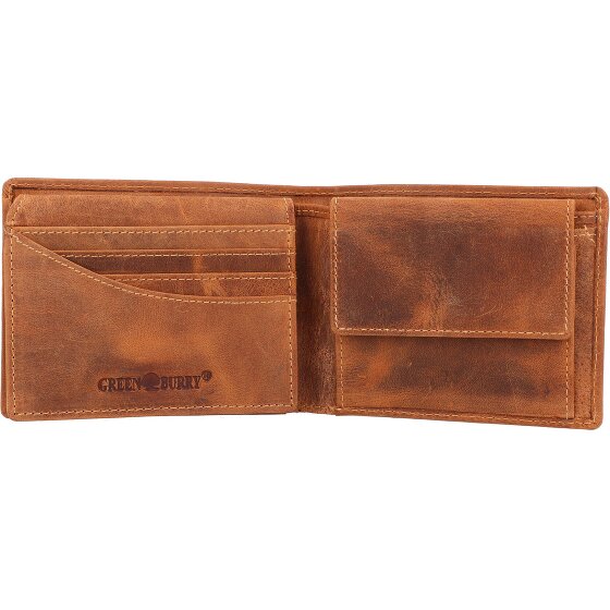 Greenburry Vintage Geldbörse Leder 12 cm