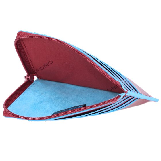Piquadro Blue Square Kreditkartenetui RFID Schutz Leder 12 cm Geschenkbox