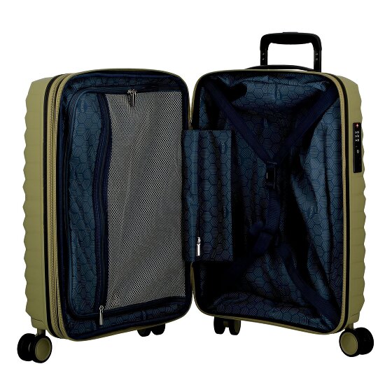 Jump Xwave 4 Rollen Kabinentrolley 55 cm mit Dehnfalte