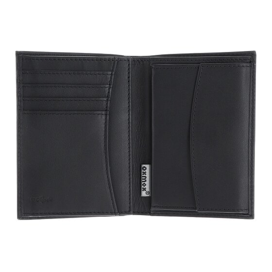 oxmox Leather Geldbörse RFID Schutz Leder 12.5 cm