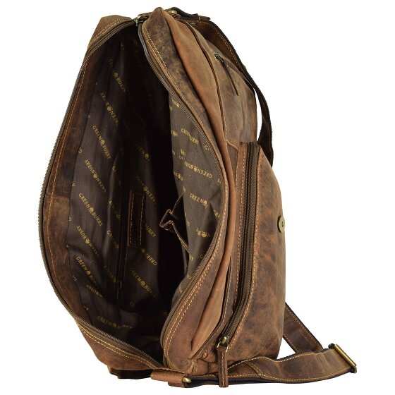 Greenburry Vintage Revolver Bag Umhängetasche Leder 40 cm