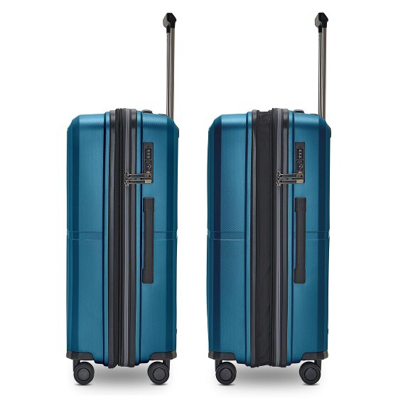 Pactastic Collection 01 4 Rollen Trolley M 67 cm mit Dehnfalte