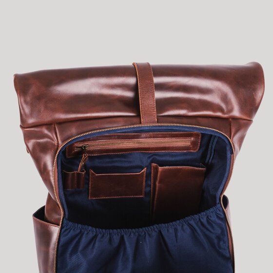 Buckle & Seam Nomad Business-Rucksack Leder 61 cm Laptopfach