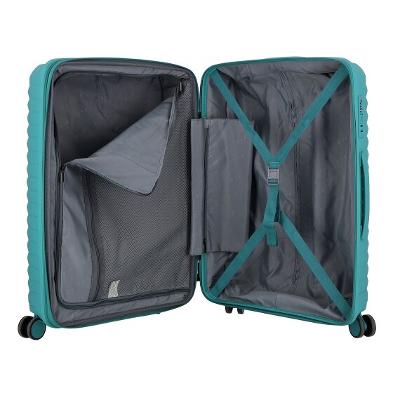 d&n Travel Line 4500 4 Rollen Kofferset 3-teilig mit Dehnfalte