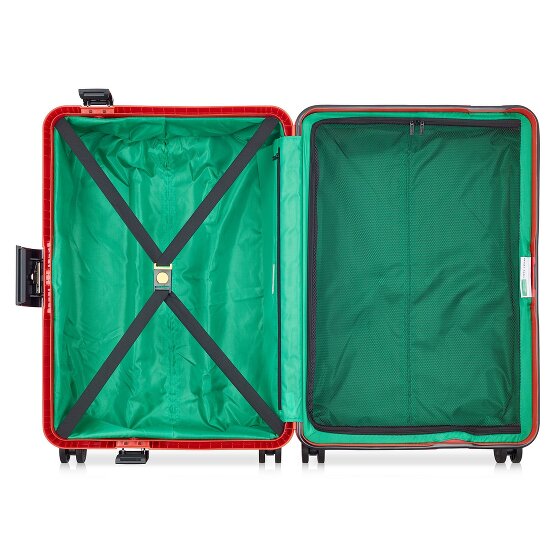 Delsey Paris x United Colors of Benetton Color Block Hardside 4-Rollen Trolley 67 cm