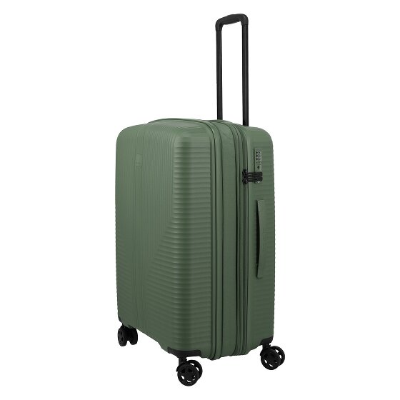 Travelite Air Stripe 4 Rollen Kofferset 3-teilig mit Dehnfalte