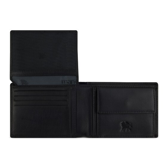 mano Don Andrea Geldbörse RFID Schutz Leder 12 cm