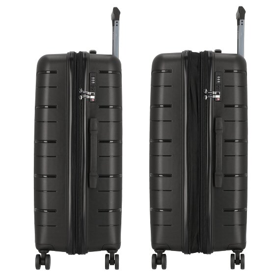 Polestream Strz by Asteroid 4 Rollen Trolley L 74 cm mit Dehnfalte