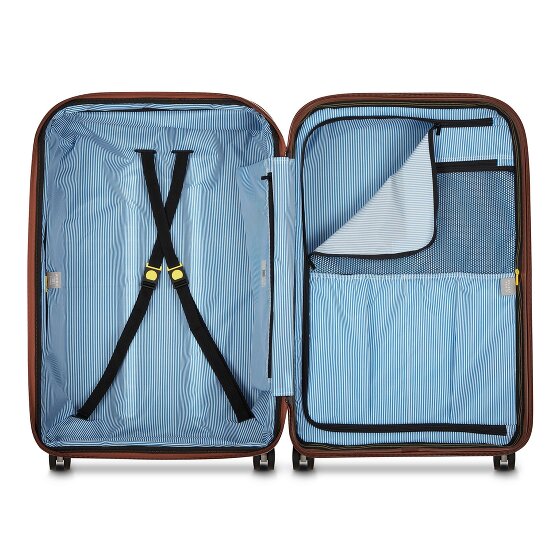 Delsey Paris Carrousel 2 4 Rollen Trolley 77 cm mit Dehnfalte