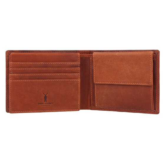 Jack Kinsky Montreal Geldbörse RFID Schutz Leder 12 cm
