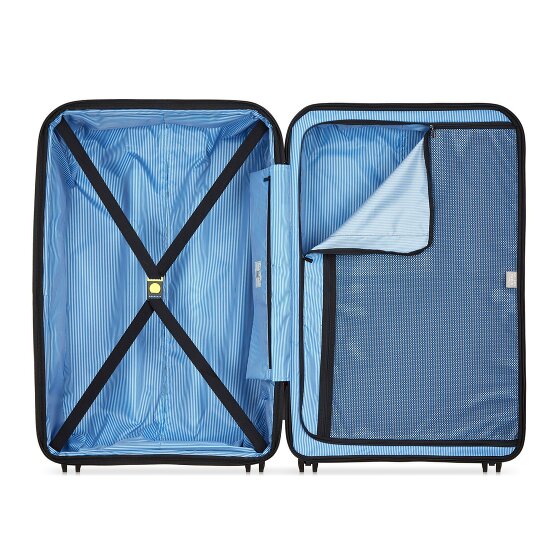 Delsey Paris Lutece Se 4 Rollen Trolley 79 cm mit Dehnfalte