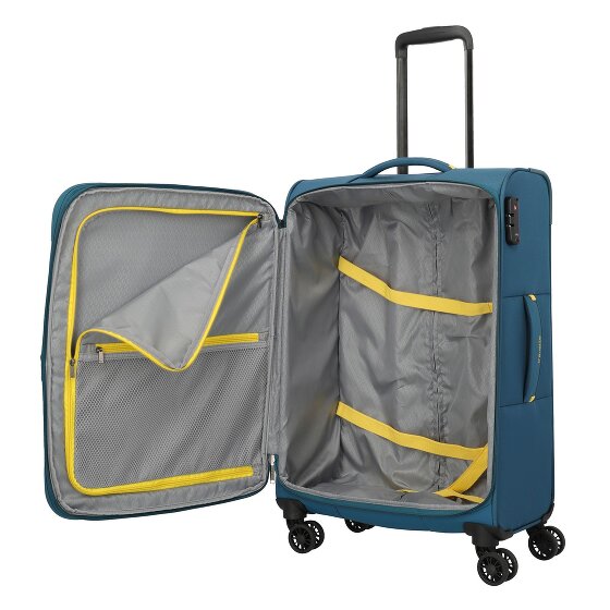 Travelite Umbria 4 Rollen Kofferset 3-teilig mit Dehnfalte